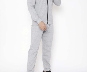 2026 RAPID SPORTS Men's Casual Solid Winter Lightweight Anti-UV 3D <b>Embroidery</b> Hooded Windbreaker Tracksuits <b>Set</b> Customizable - Product Image 2