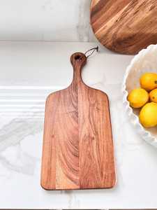 Planche à découper rectangulaire en bois antidérapante, bloc de découpe de cuisine fait main, planche à découper épaisse en bois personnalisée pour boucher - Product Image 5