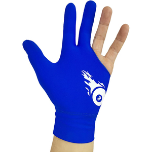 Breathable Mesh Back Snooker Gloves Anti Sweat Quick Dry Fabric Silicone Palm Pool Cue Sport - Product Image 1