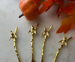Wholesale Gold Color Bird Shape Handle <b>Coffee</b> Dessert <b>Spoon</b> in Bulk Rate - Product Image 3