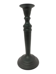 เชิงเทียนหรูหราพร้อมเคลือบผงสีดำแบบโบราณมีให้เลือกหลายแบบ - Product Image 2