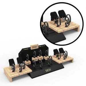 ที่ตั้งโชว์นาฬิกาอะคริลิคใสทันสมัยออกแบบมาสำหรับเคาน์เตอร์ค้าปลีกใช้สำหรับนาฬิกาและสมาร์ทวอทช์ - Product Image 5