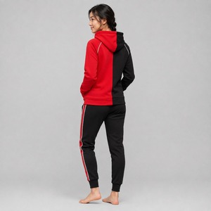 Women Tracksuit Stylish Sportswear Set with <b>Jacket</b> and Pants for Fitness Running and Casual Wear Women Tracksuit Winter Use - Product Image 5