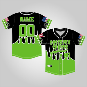 Camisetas de Béisbol y Sóftbol, Camiseta de Béisbol para Hombre, Diseño Nuevo, Último Diseño, Transpirable y Cómodo - Product Image 1