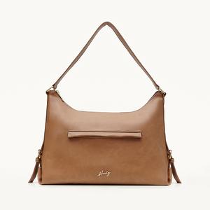 Sac fourre-tout Alora en cuir synthétique de qualité supérieure, poignée souple, longue bandoulière, grande capacité, pour ordinateur portable, travail, fermeture éclair, maquillage - Product Image 1