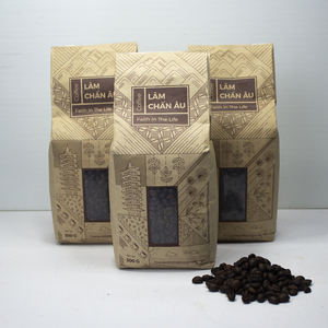 Café en grains torréfiés Lam Chan Au 500g pour Moka, vente en gros, service OEM/ODM, emballage en boîte, café du Vietnam - Product Image 3