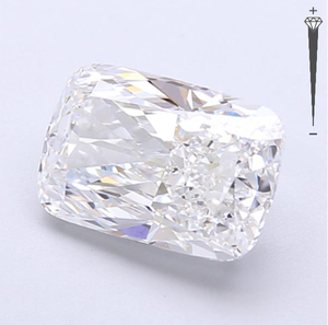 Diamante Sintético Certificado por IGI de 3.14 CT, Corte Alargado Tipo Cojín, Color D, Claridad VVS1, Cultivado en Laboratorio, CVD LG 742521049, Joyería ROYAL GEMS - Product Image 2