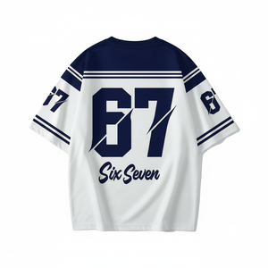 Nueva Camiseta de Fútbol Sublimada, Personalizada con Nombre y Número del Equipo, Cuello en V, Estilo Retro Americano, para Adultos - Product Image 2