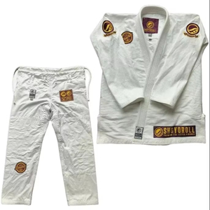 Nuevo Modelo RTS Lote N.º 83 Mamba Shoyorol Uniforme de Jiu-Jitsu Kimono Brasileño Blanco Shoyorol Competidor BJJ Gi Set CP-BJJ-17 - Product Image 1