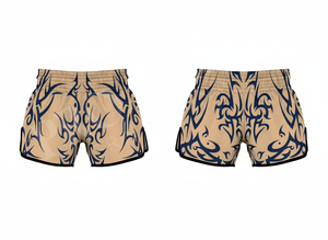 Shorts de Muay Thai OEM de haute qualité pour l'entraînement professionnel, avec design imprimé par sublimation sur toute la surface, pour la lutte au ring. - Product Image 2