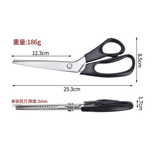 Ciseaux de tailleur en acier inoxydable pour la coupe de tissus et le travail de couture professionnel - Product Image 2