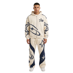 Sweat-shirt à capuche vert forêt profond avec imprimé en relief, en molleton confortable, respirant et haute densité, style streetwear - Product Image 5