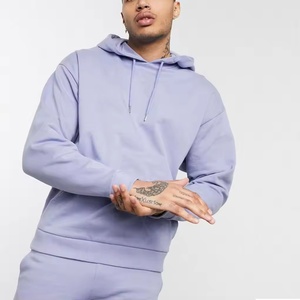 Conjunto de Sudadera con Capucha y Pantalones Cortos de Verano para Hombre 2026, Color Sólido, Tejido Grueso, 2 Piezas, Ropa Urbana Personalizada, Transpirable, Servicio OEM - Product Image 3