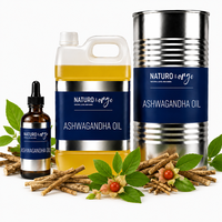 Minyak Ashwagandha Murni untuk Kesehatan Herbal, Pijat Aromaterapi, Ekstrak Botani Alami Premium, Perawatan Pribadi, Campuran Minyak Relaksasi