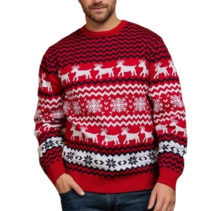 2026 <b>Christmas</b> Sweater Manufacturers European American Pullover <b>Men</b> Sweaters <b>Jumpers</b> Unisex Custom <b>Christmas</b> Sweater - Product Image 1