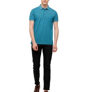 OEM polo simple avec logo brodé personnalisé très vendu 240 gsm polos légers en coton et polyester - Product Image 3