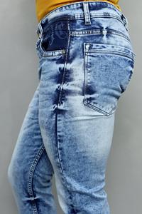 Jeans Gex para Hombre, Corte Regular, Cintura Media, Elásticos, Color Azul Claro, Calidad Premium, Más Vendidos - Product Image 6