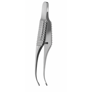 Pinzas Capsulares Gill-Arruga con Mango de Acero Inoxidable, Instrumento Quirúrgico Oftálmico de Precisión Reutilizable para Microcirugía - Product Image 3