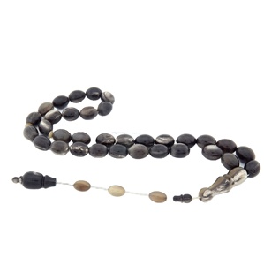 Rosario Islámico Tasbih Hecho a Mano con Imitación de Cuerno de Búfalo, con Tacto Realista, para Oración Musulmana, Exportación Global Sam - Product Image 1