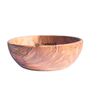 Tazón de Madera Natural de Primera Calidad Hecho a Mano con Acabado Brillante de Lujo y Logotipo Personalizado para Regalos Empresariales Ecológicos por Tradebyd - Product Image 1