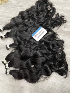 Cheveux humains ondulés naturels en vrac, vente en gros, 100% cheveux vietnamiens - Product Image 2