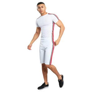 Ensembles pour hommes, vêtements d'extérieur, été, 2 pièces, chemise et short, logo personnalisé de haute qualité, ensemble de shorts pour hommes - Product Image 5