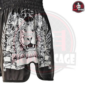 กางเกงชกมวยผู้ชาย แห้งเร็ว ยืดหยุ่นสูง ดีไซน์ผ่าสูง ระบายอากาศได้ดี ผลิตจากโพลีเอสเตอร์ อุปกรณ์ฝึกซ้อมมวย สำหรับฤดูใบไม้ร่วง คุณภาพสูงสุด - Product Image 3