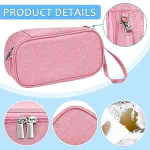 Portable Insulated Breast Milk Cooler Bag with Ice Pack Zipper Closure Insulin Cooler Case for Food Travel Storage - Product Image 6