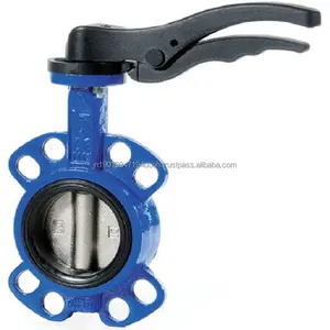 Durable and high quality Wafer lug type butterfly valve cast iron butterfly valves Silver valves sale