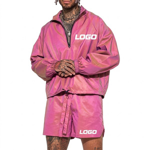 New Design Custom Stylish Breathable Winter Windbreaker Tracksuits for Men's Training Outdoor Two-Piece <b>Sets</b> - Product Image 1