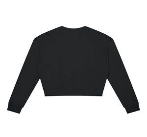 Sweat-shirt court pour femme de qualité supérieure |   T-shirt en coton épais à col rond |   Fabricant de vêtements streetwear sur mesure à marque privée - Product Image 2