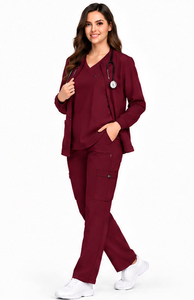 Professional <b>White</b> <b>Lab</b> <b>Coat</b> for Surgeon Gender Breathable Cotton Polyester Hospital Workwear Long Sleeve Medical Uniform Wholesa - Product Image 4