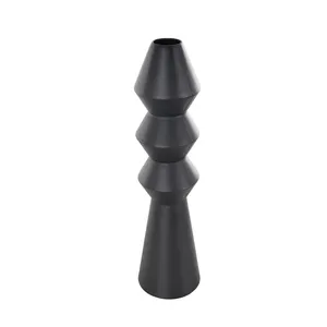 Modern Statement Handmade Iron Flower Vase Coastal Design <b>Tabletop</b> Eco-Friendly Premium Zahid Christmas Home Decor - Product Image 1