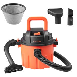 Aspirapolvere Portatile da Officina 800W, Capacità 2,6 Galloni, 2,5 HP di Picco, Tubo da 1,25 Pollici x 4 Piedi, Vari Ugelli, Lavabile - Product Image 1