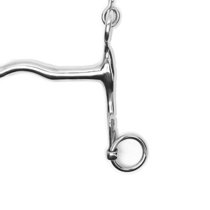 Bocado Pelham Weymouth con Boquilla Port Mouthpiece, Bocado de Acero Inoxidable para Montar a Caballo, Equipo de Equitación y Entrenamiento - Product Image 5