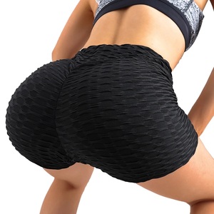 Servicios OEM ODM, Pantalones Cortos Deportivos para Mujer, Tejido Jacquard Elástico en 4 Direcciones, Soporte para la Parte Inferior del Cuerpo, para Levantamiento de Pesas - Product Image 3