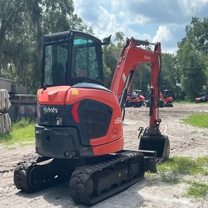 Venta al por mayor de miniexcavadora Kubota U55 U55-5, potente excavadora de 5 toneladas para proyectos urbanos y agrícolas, con motor original japonés. - Product Image 3