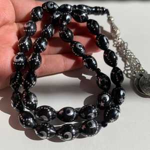 Tasbih Mala de Madera Natural con Diseño Islámico, Cuentas de Oración Hechas a Mano, Modernas, para Meditación, Calma, Adoración, Regalo de Tradebyd - Product Image 1