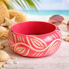 Nouvel ensemble de bracelets en résine jaune, design de qualité supérieure, bracelets à pois et fleurs, couleur personnalisée, bijoux tendance, cadeau, bracelet coloré pour femme - Product Image 4