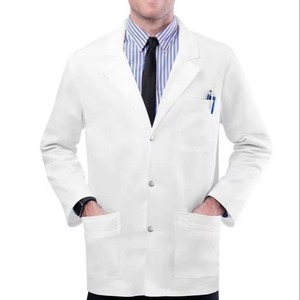 Blouse de laboratoire pour femmes, tissu extensible, coupe classique, uniforme médical professionnel pour le personnel de santé. - Product Image 1