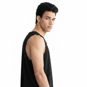 เสื้อกล้ามถักผ้าฝ้ายสำหรับผู้ชาย Hanes ระบายอากาศได้ดี แห้งเร็ว น้ำหนักเบา ซับเหงื่อ เหมาะสำหรับออกกำลังกาย ฟิตเนส และเล่นกีฬา - Product Image 3