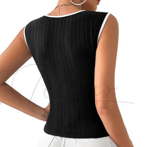 Camisetas sin mangas para mujer al por mayor, personalizadas para gimnasio, estilo veraniego - Product Image 2