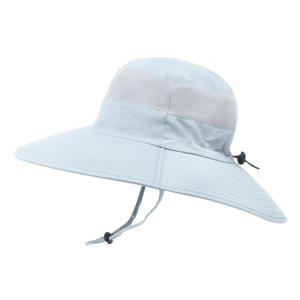 OEM Wholesale Breathable Wide Brim Women <b>Bucket</b> <b>Hat</b> Embroidery Logo Custom <b>Hats</b> <b>With</b> <b>String</b> - Product Image 1