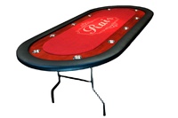 Table de poker portable et pliable personnalisable de luxe moderne meilleure qualité roulette de casino personnalisée motif carré et ovale vente directe