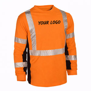 HBC Custom Ansi Clase 3 Camisa reflectante de seguridad Hombre Ropa DE TRABAJO Ingeniero de construcción Seguridad Reflectante Manga larga Hi Vis Camisas - Product Image 1