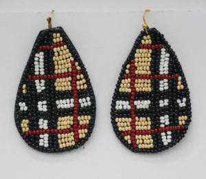 Pendientes de Moda 2026 para Mujer, Estilo Boho Étnico, Geométricos, con Cuentas de Vidrio de Doble Círculo, Bordados a Mano, Certificados Seguros, Color Arcoíris - Product Image 4