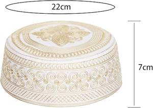 หมวกละหมาดอิสลาม หมวกมุสลิม หมวกทรงกลมสำหรับการละหมาด หมวกทาคี หมวกนามาซแบบสั่งทำ หมวกสำหรับเดินทาง หมวกตั๊เลกี หมวกตุรกี - Product Image 6