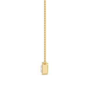 Pendentif solitaire en diamant de laboratoire taille radiant 1,05 CTW, or rose 9 carats, bijoux raffinés, cadeau d'anniversaire surprise - Product Image 4