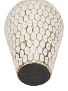 Vases de sol en aluminium avec finition blanchie vieillie, design côtier, faits à la main, haute qualité, pour la décoration de mariage, de la maison ou de restaurant - Product Image 6