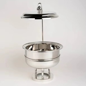Warm Polished Metal Casserole Pot With Lid Durable For Gas And Induction Cooker Modern Luxury Design - Product Image 4
